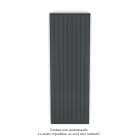 Acova - Planea EC V simple, Black Matt 0557, 1224W, H 2000 mm / L 630 mm