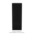 Acova - Planea EC V simple, Traffic Black 9217, 1224W, H 2000 mm / L 630 mm