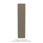 Acova - Planea EC V double, Pearl Beige 1235, 1248W, H 2000 mm / L 420 mm