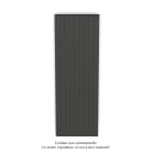 Acova - Planea EC V double, Umbra Grey 7222, 1872W, H 2000 mm / L 630 mm
