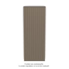 Acova - Planea EC V double, Pearl Beige 1235, 2288W, H 2000 mm / L 770 mm
