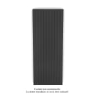 Acova - Planea EC V double, Anthracite Grey 7016, 2288W, H 2000 mm / L 770 mm