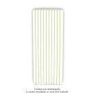 Acova - Planea EC V double, Cream 9001, 2288W, H 2000 mm / L 770 mm