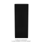 Acova - Planea EC V double, Jet Black 9005, 2288W, H 2000 mm / L 770 mm