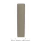 Acova - Planea EC V simple à ailettes, Golden Sand 0258, 1092W, H 2000mm / L 420mm