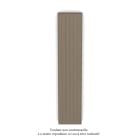 Acova - Planea EC V simple à ailettes, Beige Grey 0267, 1092W, H 2000mm / L 420mm