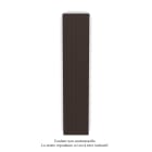 Acova - Planea EC V simple à ailettes, Dark Brown 0270, 1092W, H 2000mm / L 420mm