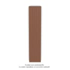 Acova - Planea EC V simple à ailettes, Terracotta 0292, 1092W, H 2000mm / L 420mm