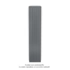Acova - Planea EC V simple à ailettes, Anthracite 0346, 1092W, H 2000mm / L 420mm