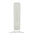 Acova - Planea EC V simple à ailettes, White Quartz 0521, 1092W, H 2000mm / L 420mm