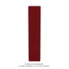 Acova - Planea EC V simple à ailettes, Ruby Red 3003, 1092W, H 2000mm / L 420mm