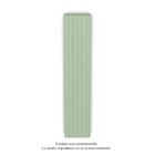 Acova - Planea EC V simple à ailettes, Pastel Green 6219, 1092W, H 2000mm / L 420mm