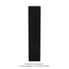 Acova - Planea EC V simple à ailettes, Traffic Black 9217, 1092W, H 2000mm / L 420mm