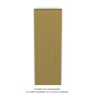 Acova - Planea EC V simple à ailettes, Beach Gold 0272, 1638W, H 2000mm / L 630mm