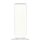 Acova - Planea EC V simple à ailettes, Pure White 9010, 1638W, H 2000mm / L 630mm