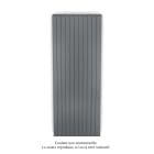 Acova - Planea EC V simple à ailettes, Anthracite 0346, 2002W, H 2000mm / L 770mm