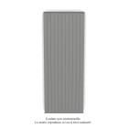 Acova - Planea EC V simple à ailettes, Telegrey 2 7246, 2002W, H 2000mm / L 770mm