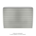 Acova - Planea EC H double, Inox Look 0332, 991W, H 630 mm / L 900 mm