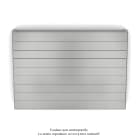 Acova - Planea EC H double, White Aluminium 9006, 991W, H 630 mm / L 900 mm