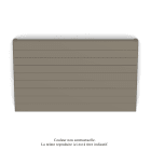 Acova - Planea EC H double, Concrete Grey 0265, 1321W, H 630 mm / L 1200 mm