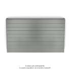 Acova - Planea EC H double, Grey Aluminium 9007, 1321W, H 630 mm / L 1200 mm