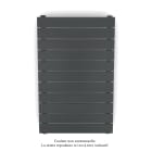 Acova - Régate EC Status, couleur Bronze, 433W, H 815 mm / L 500 mm