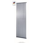 Acova - Kéva EC vertical simple, couleur Inox Look, 1779W, H 2200 mm / L 695 mm