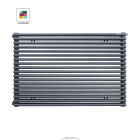 Acova - Kéva EC Horizontal simple, couleur Terracotta, 464W, H 398 mm / L 900 mm