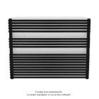 Acova - Kéva Spa EC non cintré, Jet Black 9005, 778W, H 761 mm / L 1000 mm