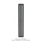 Acova - Karena EC robinet+tête TH, couleur Brown Quartz, 490W, H 1800 mm / L 280 mm