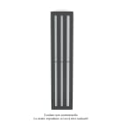 Acova - Karena EC robinet+tête TH, couleur Jet Black, 643W, H 1800 mm / L 385 mm