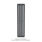 Acova - Karena EC robinet+tête TH, couleur Gentian Blue, 643W, H 1800 mm / L 385 mm