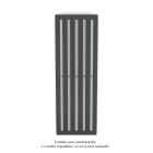 Acova - Karena EC robinet+tête TH, couleur Jet Black, 934W, H 1800 mm / L 595 mm