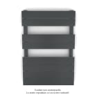 Acova - Régate EC, couleur Anthracite, 377W, H 741 mm / L 500 mm