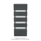 Acova - Régate EC, couleur Edelweiss m., 583W, H 1259 mm / L 500 mm