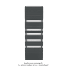 Acova - Régate EC, couleur Concrete Grey, 1019W, H 1851 mm / L 600 mm