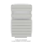 Acova - Régate EC +Air, couleur Light Grey 0262, 411W, H 852mm / L 500mm