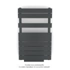 Acova - Régate EC +Air, couleur black matt 0557, 411W, H 852mm / L 500mm