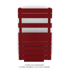 Acova - Régate EC +Air, couleur Ruby Red 3003, 411W, H 852mm / L 500mm