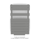 Acova - Régate EC +Air, couleur Telegrey 2 7246, 411W, H 852mm / L 500mm