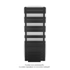 Acova - Régate EC +Air, couleur Black Quartz 0550, 625W, H 1370mm / L 500mm