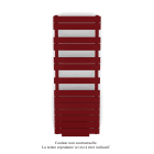 Acova - Régate EC +Air, couleur Ruby Red 3003, 625W, H 1370mm / L 500mm