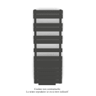 Acova - Régate EC +Air, couleur Umbra Grey 7222, 625W, H 1370mm / L 500mm