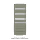 Acova - Régate EC +Air, couleur Cement Grey 7233, 625W, H 1370mm / L 500mm