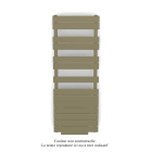 Acova - Régate EC +Air, couleur Yellow Grey 7234, 625W, H 1370mm / L 500mm