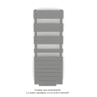 Acova - Régate EC +Air, couleur Telegrey 2 7246, 625W, H 1370mm / L 500mm