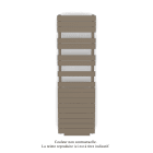 Acova - Régate EC +Air, couleur Beige Grey 0267, 781W, H 1666mm / L 500mm