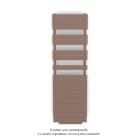 Acova - Régate EC +Air, couleur Terracotta Faded 0299, 781W, H 1666mm / L 500mm
