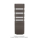 Acova - Régate EC +Air, couleur Brown Quartz 0529, 781W, H 1666mm / L 500mm