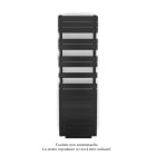 Acova - Régate EC +Air, couleur Black Quartz 0550, 781W, H 1666mm / L 500mm